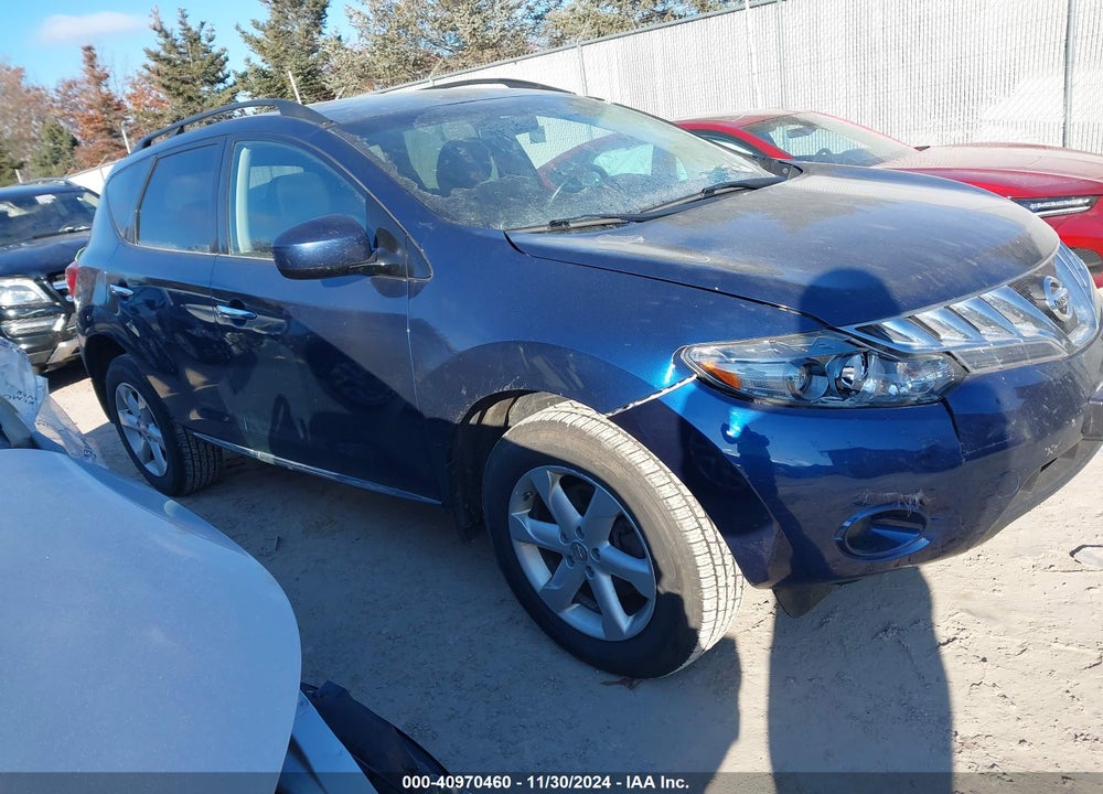 2009 NISSAN MURANO S VIN: JN8AZ18W49W201150