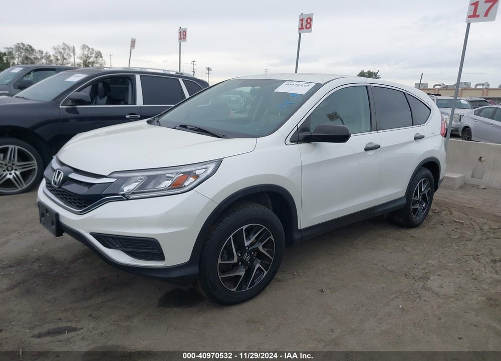 2016 HONDA CR-V SE VIN: 5J6RM4H48GL058015