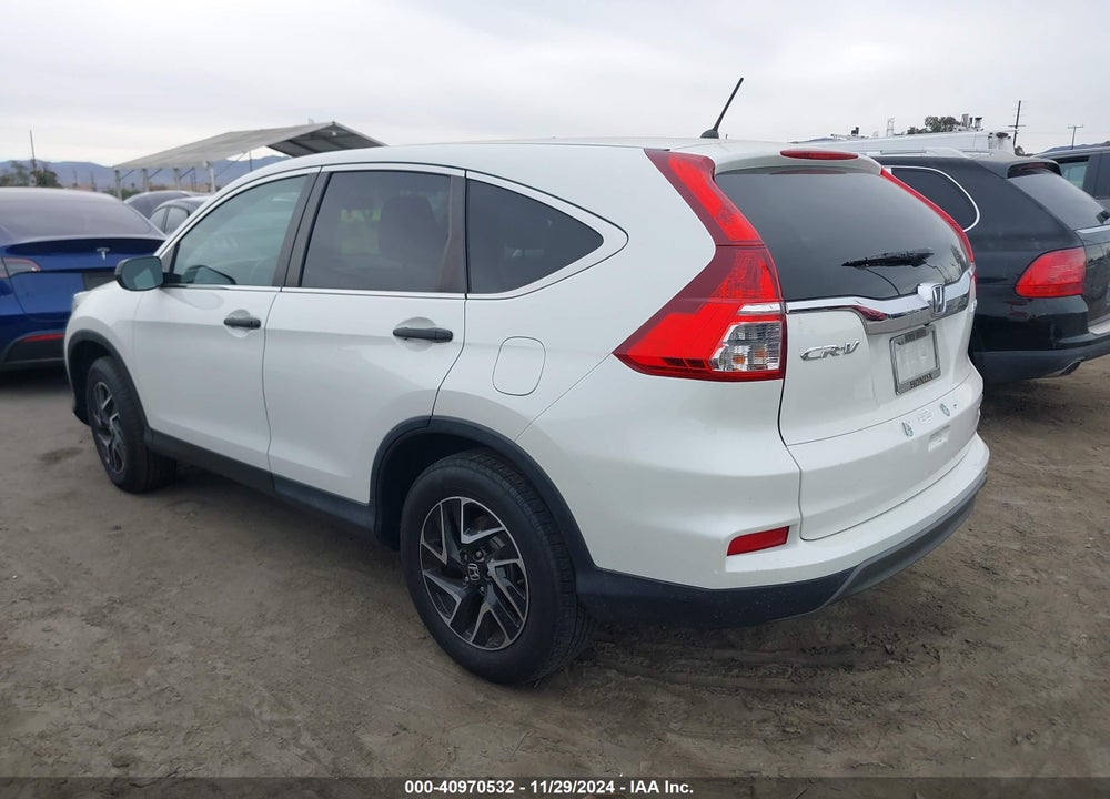 2016 HONDA CR-V SE VIN: 5J6RM4H48GL058015