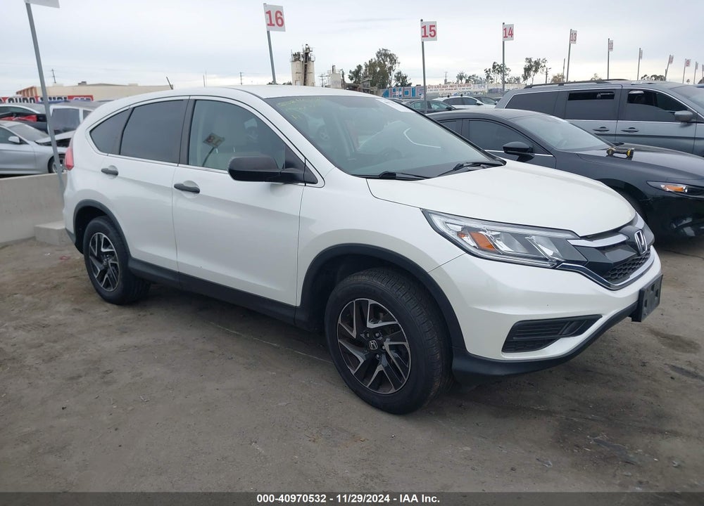 2016 HONDA CR-V SE VIN: 5J6RM4H48GL058015