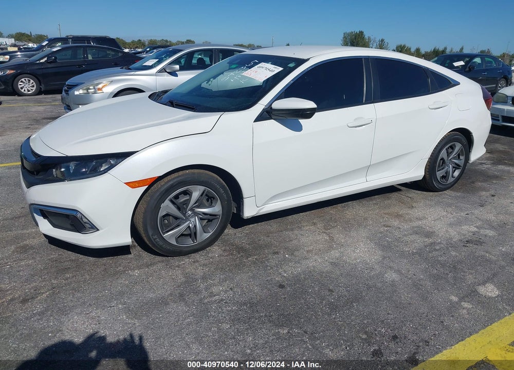 2020 HONDA CIVIC LX VIN: 2HGFC2F6XLH592369
