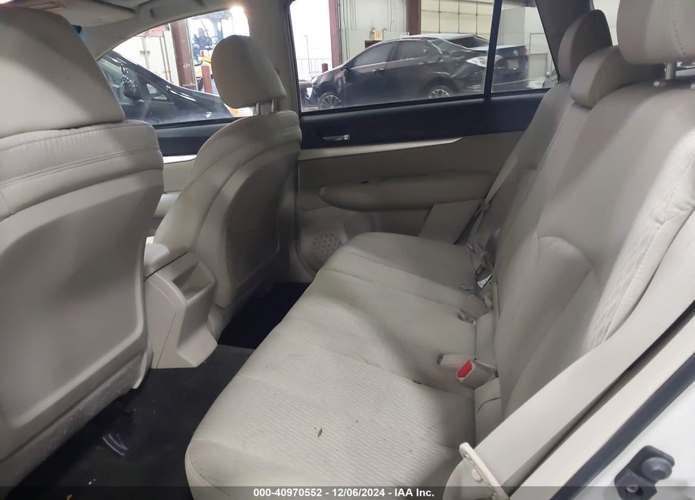 2012 SUBARU OUTBACK 2.5I PREMIUM VIN: 4S4BRBGC0C3262576