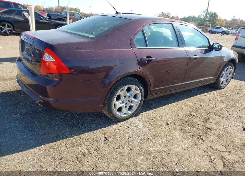 2011 FORD FUSION SE VIN: 3FAHP0HA7BR160199