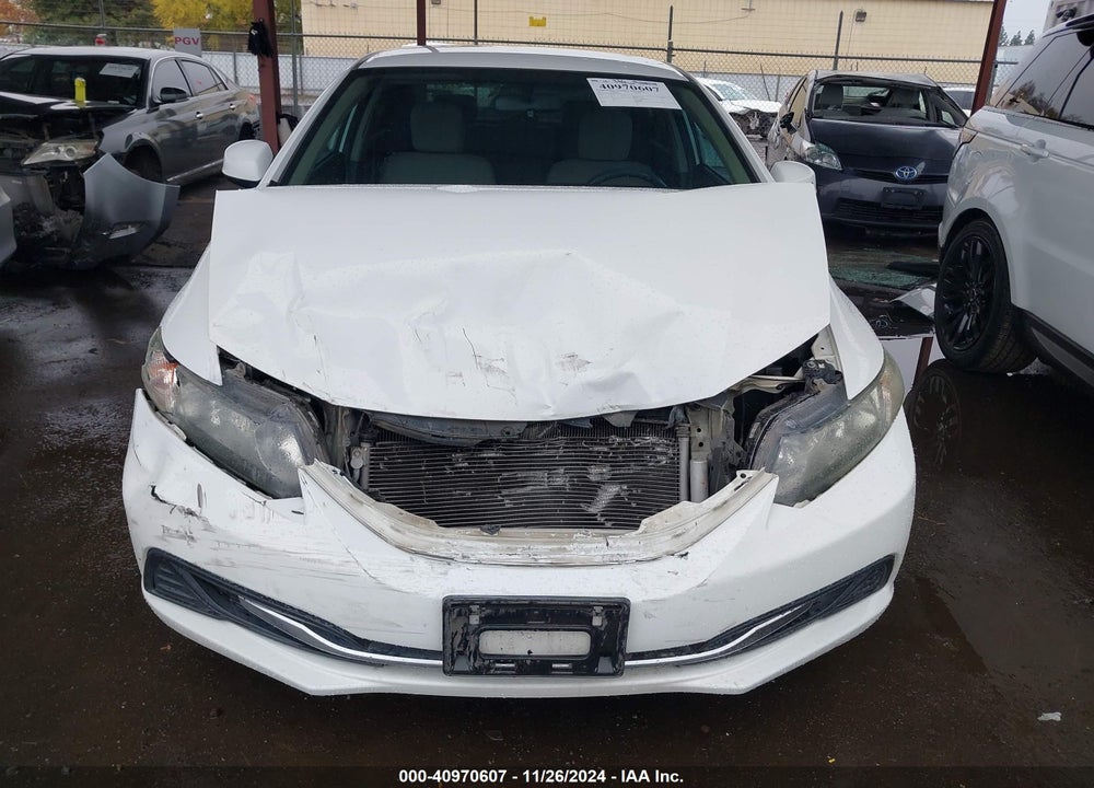 2013 HONDA CIVIC LX VIN: 2HGFB2F59DH505184
