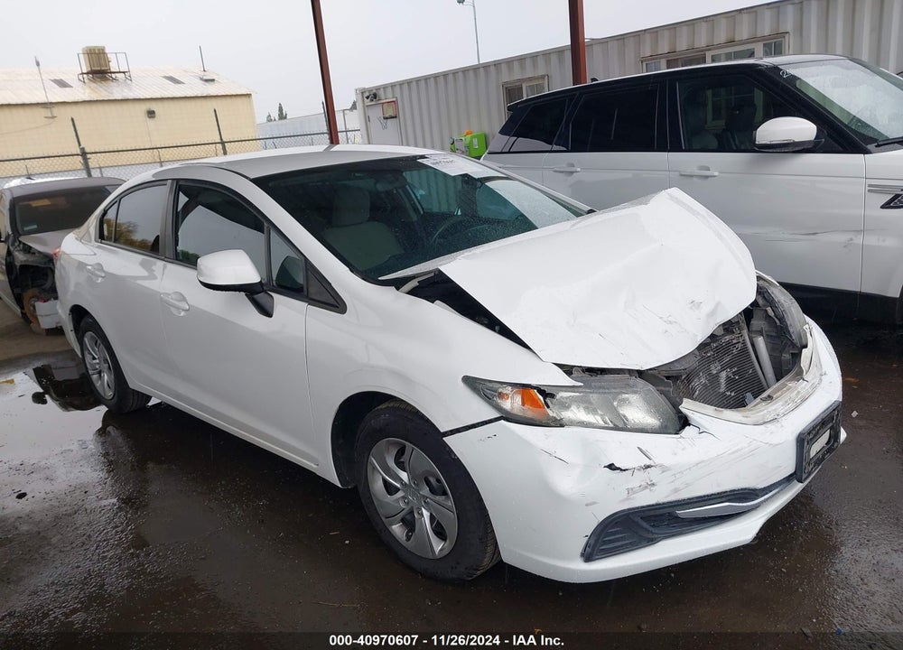 2013 HONDA CIVIC LX VIN: 2HGFB2F59DH505184