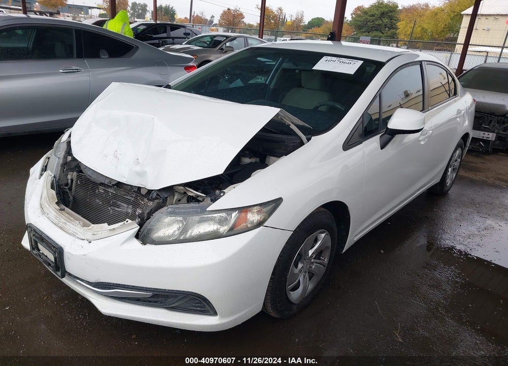 2013 HONDA CIVIC LX VIN: 2HGFB2F59DH505184