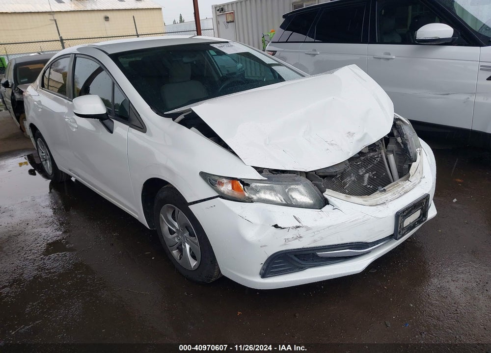 2013 HONDA CIVIC LX VIN: 2HGFB2F59DH505184