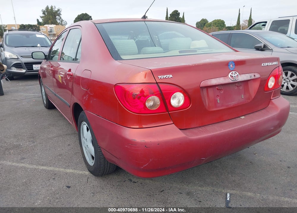 2005 TOYOTA COROLLA VIN: JTDBR32E552059632