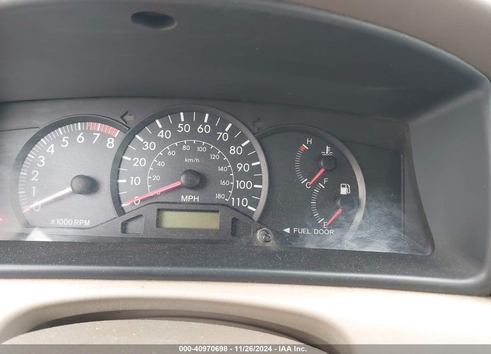 2005 TOYOTA COROLLA VIN: JTDBR32E552059632