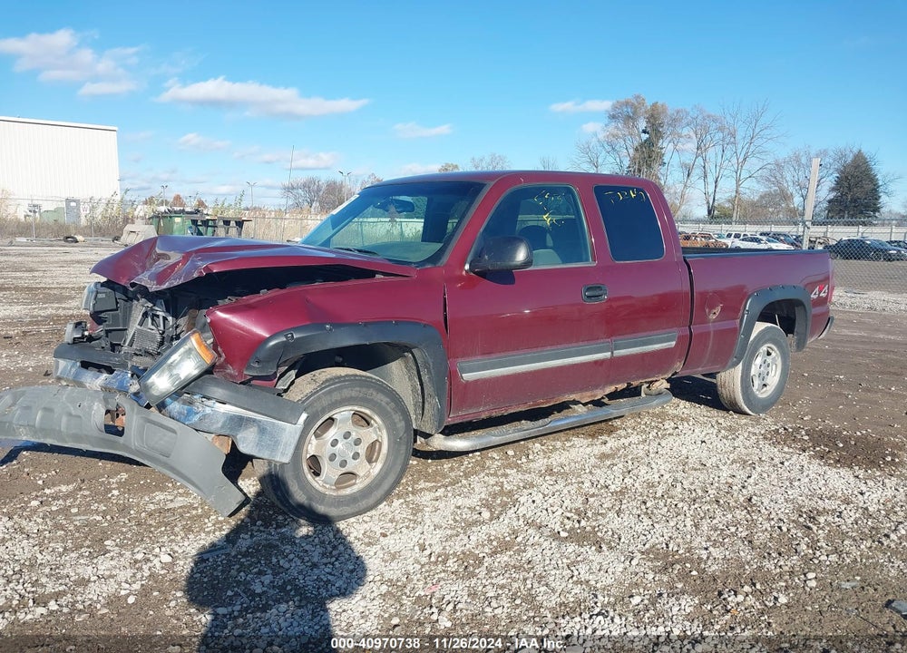 2003 CHEVROLET SILVERADO 1500 LS VIN: 1GCEK19T93E282259