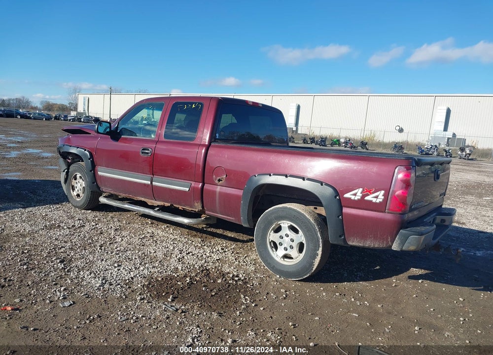 2003 CHEVROLET SILVERADO 1500 LS VIN: 1GCEK19T93E282259
