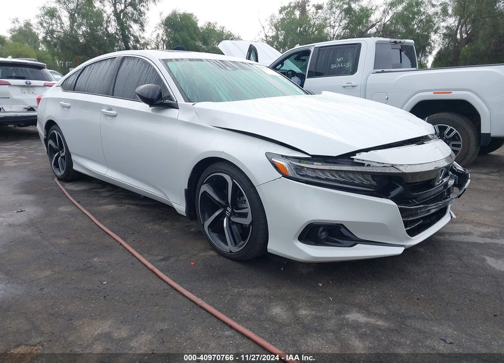 2021 HONDA ACCORD SPORT 2.0T VIN: 1HGCV2F3XMA003047