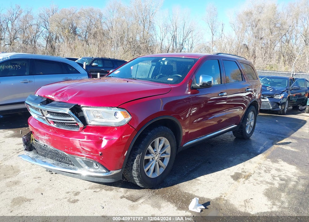 2014 DODGE DURANGO SXT VIN: 1C4RDJAGXEC972725