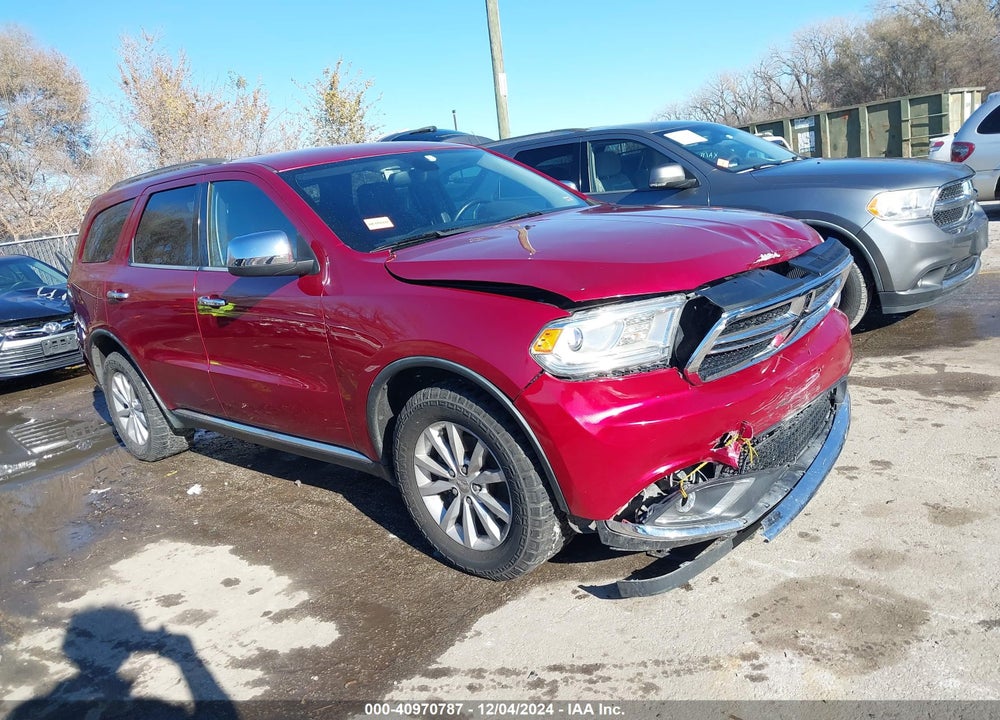 2014 DODGE DURANGO SXT VIN: 1C4RDJAGXEC972725