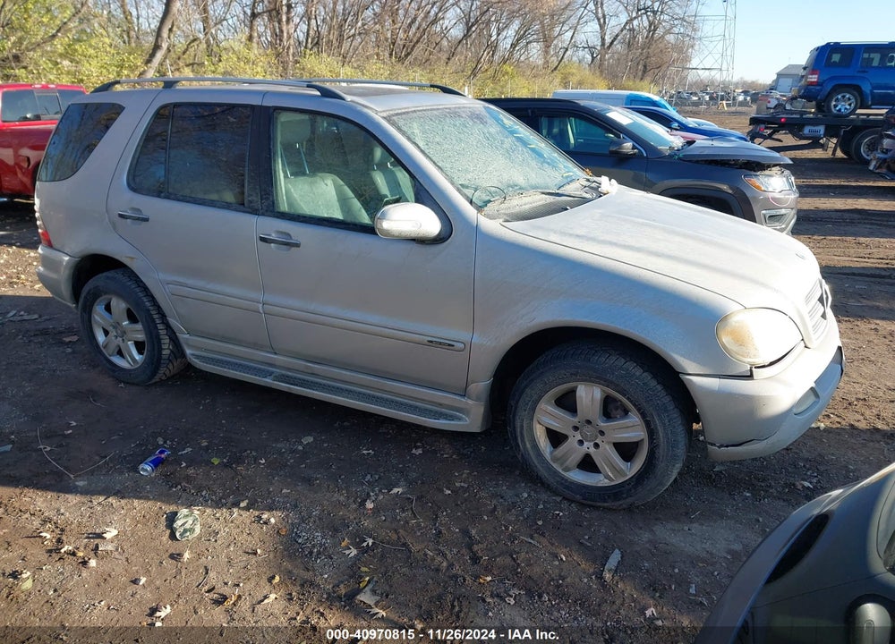 2005 MERCEDES-BENZ ML 500 4MATIC VIN: 4JGAB75E35A525966