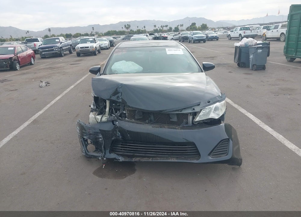 2012 TOYOTA CAMRY XLE V6 VIN: 4T1BK1FK1CU508858