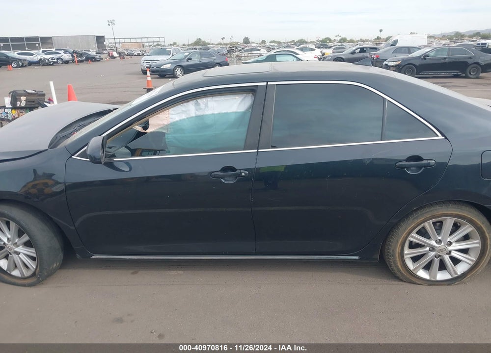 2012 TOYOTA CAMRY XLE V6 VIN: 4T1BK1FK1CU508858