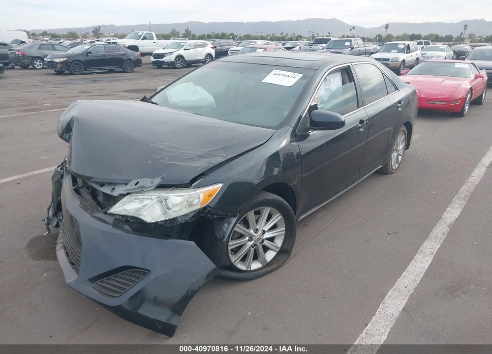 2012 TOYOTA CAMRY XLE V6 VIN: 4T1BK1FK1CU508858