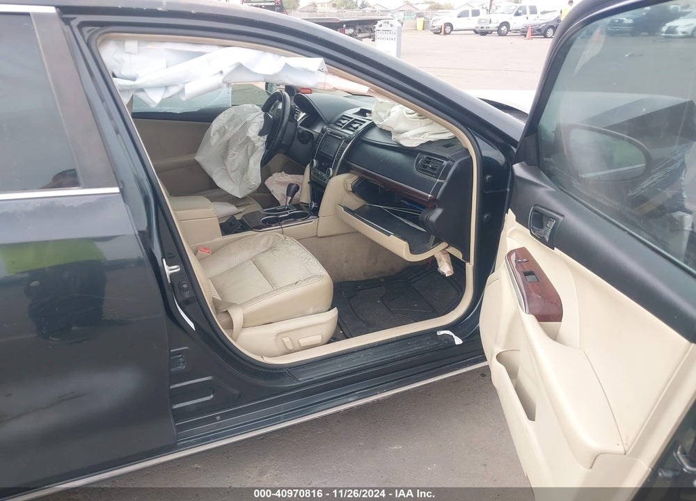 2012 TOYOTA CAMRY XLE V6 VIN: 4T1BK1FK1CU508858