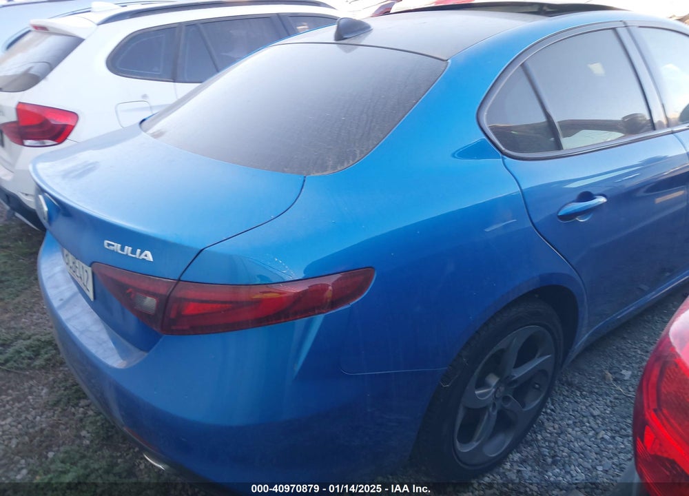 2018 ALFA ROMEO GIULIA RWD VIN: ZARFAEBN3J7568951