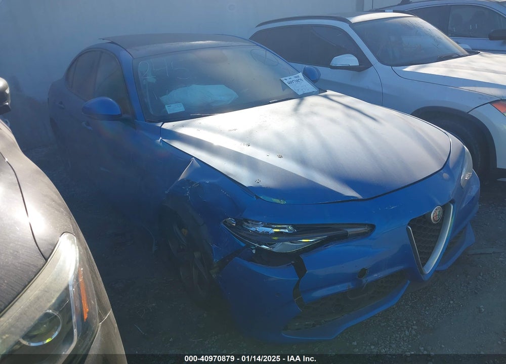 2018 ALFA ROMEO GIULIA RWD VIN: ZARFAEBN3J7568951
