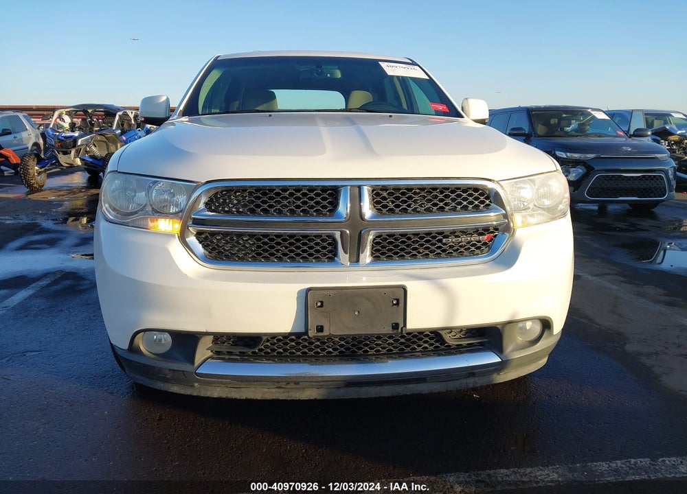 2012 DODGE DURANGO CREW VIN: 1C4RDJDG2CC358602