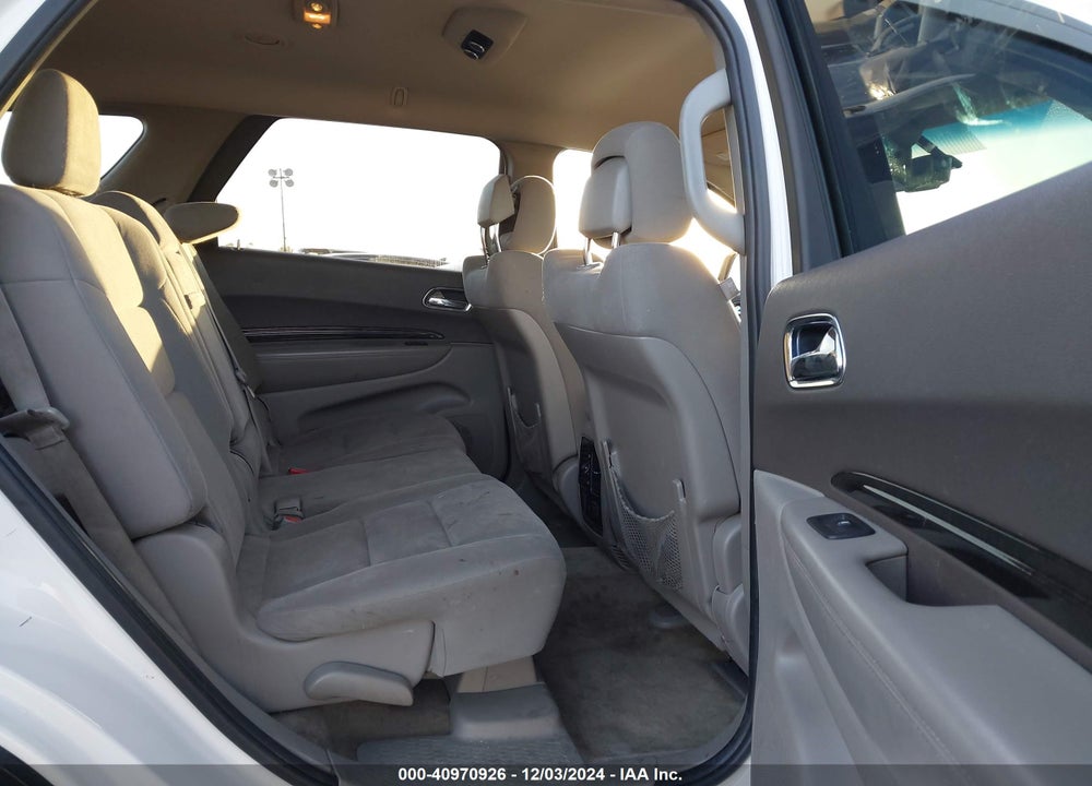 2012 DODGE DURANGO CREW VIN: 1C4RDJDG2CC358602