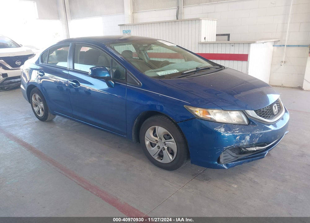 2013 HONDA CIVIC LX VIN: 19XFB2F59DE005357