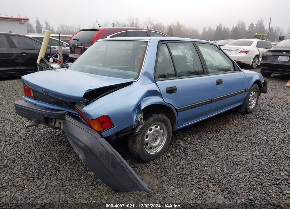 1988 HONDA CIVIC DX VIN: 1HGED364XJA065540
