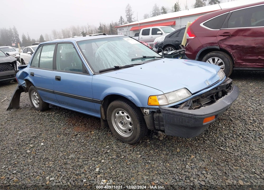 1988 HONDA CIVIC DX VIN: 1HGED364XJA065540