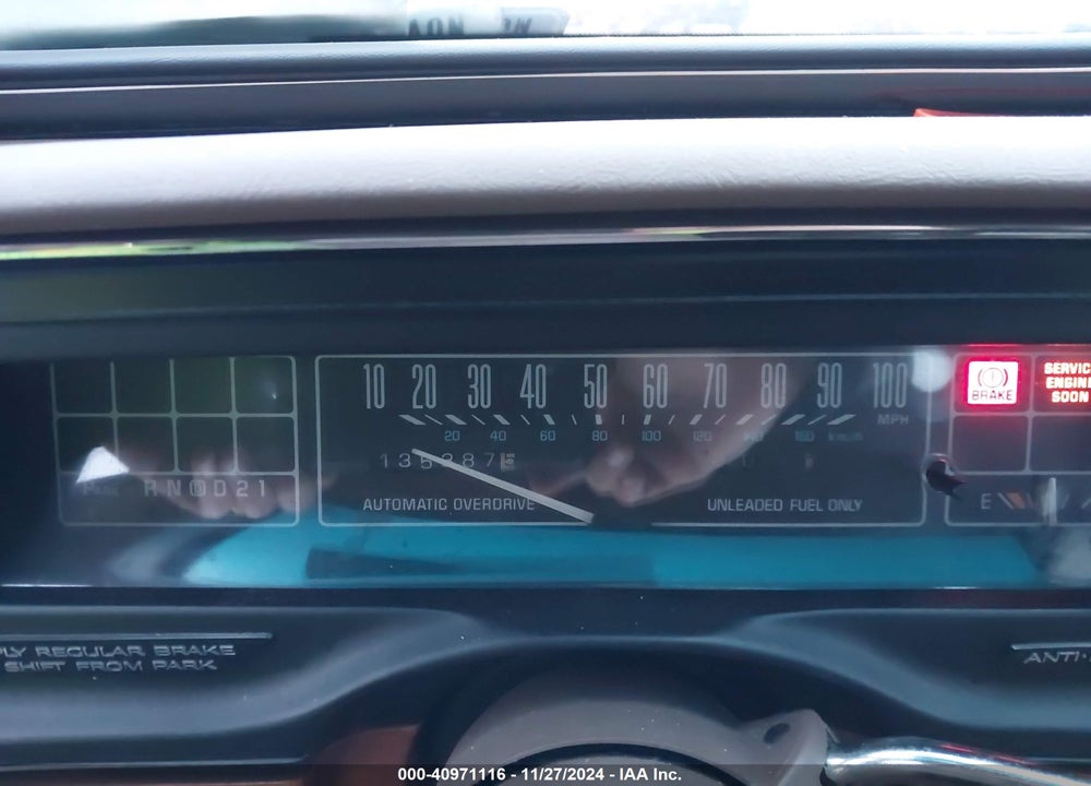 1992 BUICK LESABRE CUSTOM VIN: 1G4HP53L5NH505201
