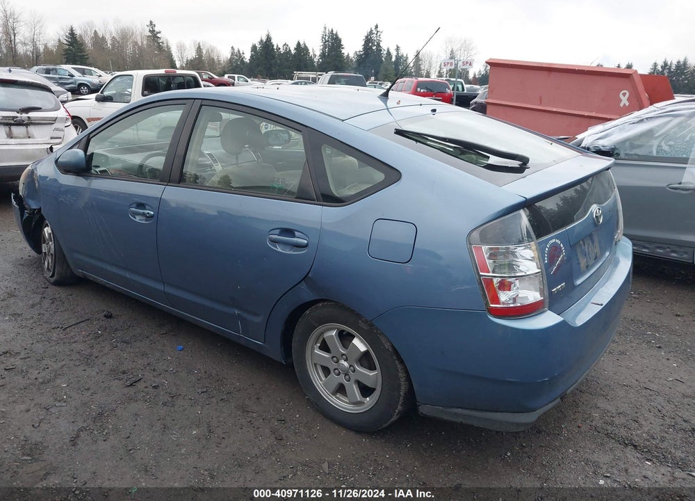 2005 TOYOTA PRIUS VIN: JTDKB20U757015899