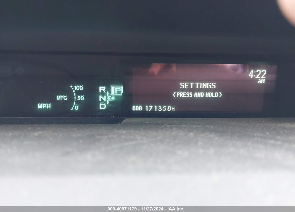 2010 TOYOTA PRIUS III VIN: JTDKN3DU7A0234422