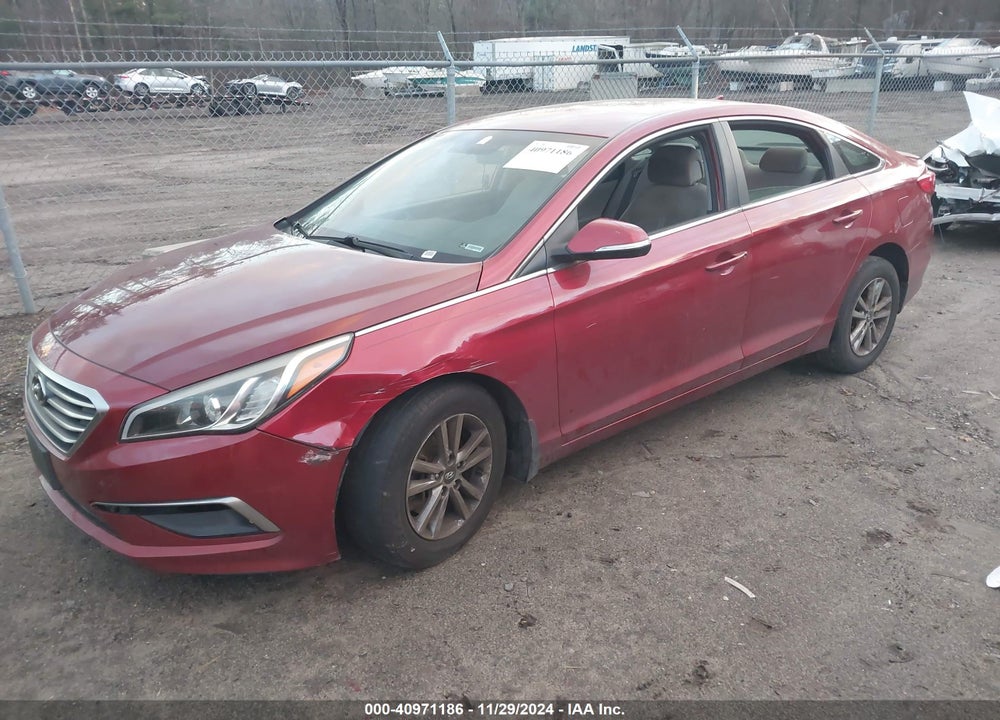 2015 HYUNDAI SONATA SE VIN: 5NPE24AF8FH100398