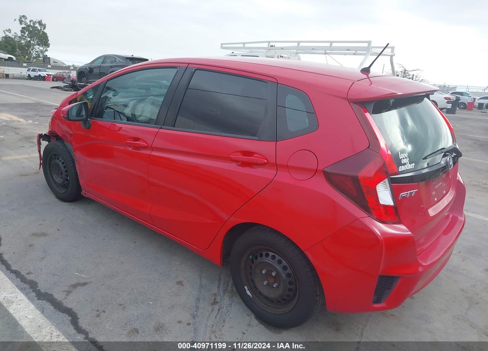 2016 HONDA FIT LX VIN: JHMGK5H51GS015982
