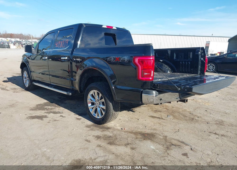 2016 FORD F-150 LARIAT VIN: 1FTEW1EG1GFB23197