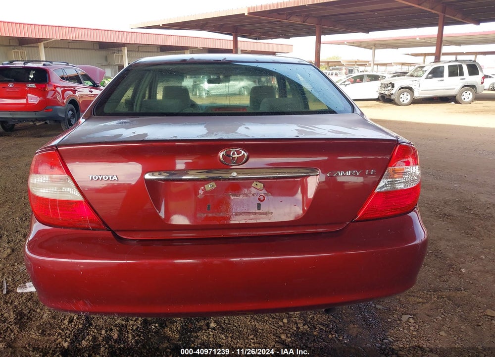 2004 TOYOTA CAMRY LE VIN: 4T1BE32K04U359093