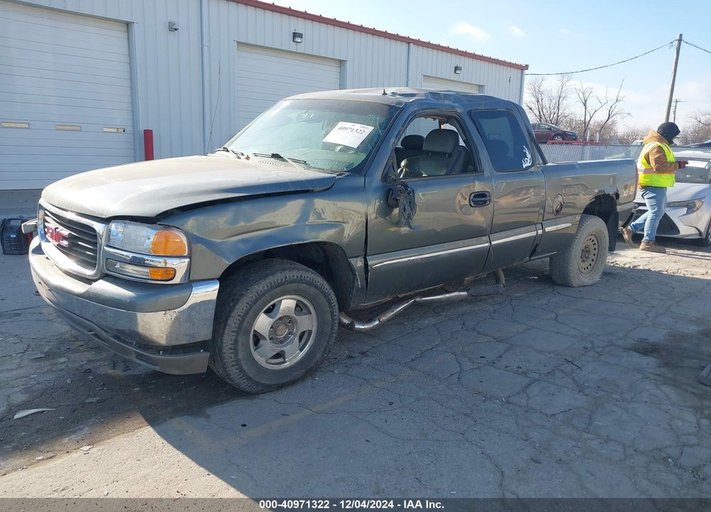 2002 GMC SIERRA 1500 SLE VIN: 2GTEK19T721336433