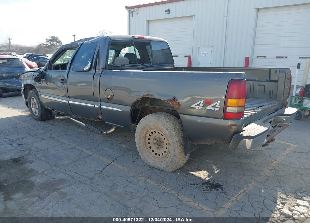 2002 GMC SIERRA 1500 SLE VIN: 2GTEK19T721336433