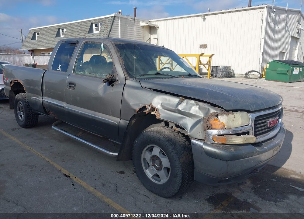 2002 GMC SIERRA 1500 SLE VIN: 2GTEK19T721336433