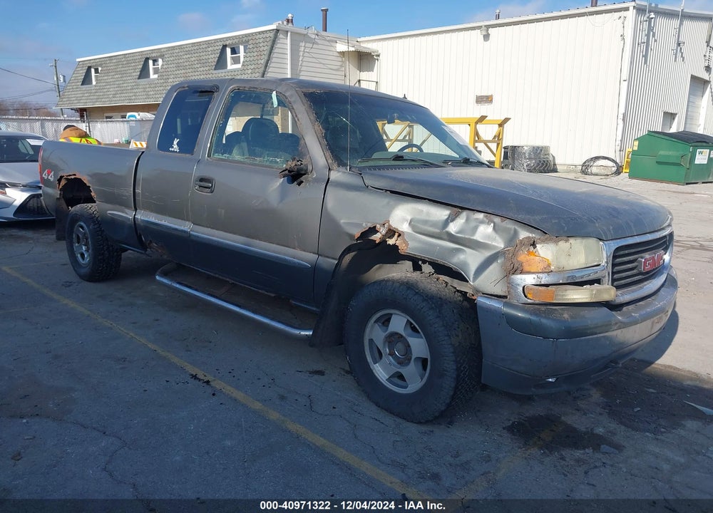 2002 GMC SIERRA 1500 SLE VIN: 2GTEK19T721336433