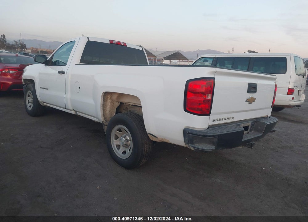 2018 CHEVROLET SILVERADO 1500 WORK TRUCK VIN: 1GCNCNEC3JZ104346