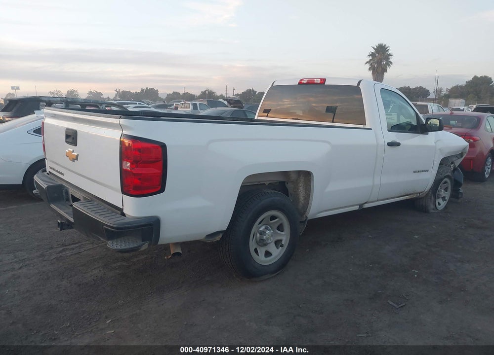 2018 CHEVROLET SILVERADO 1500 WORK TRUCK VIN: 1GCNCNEC3JZ104346