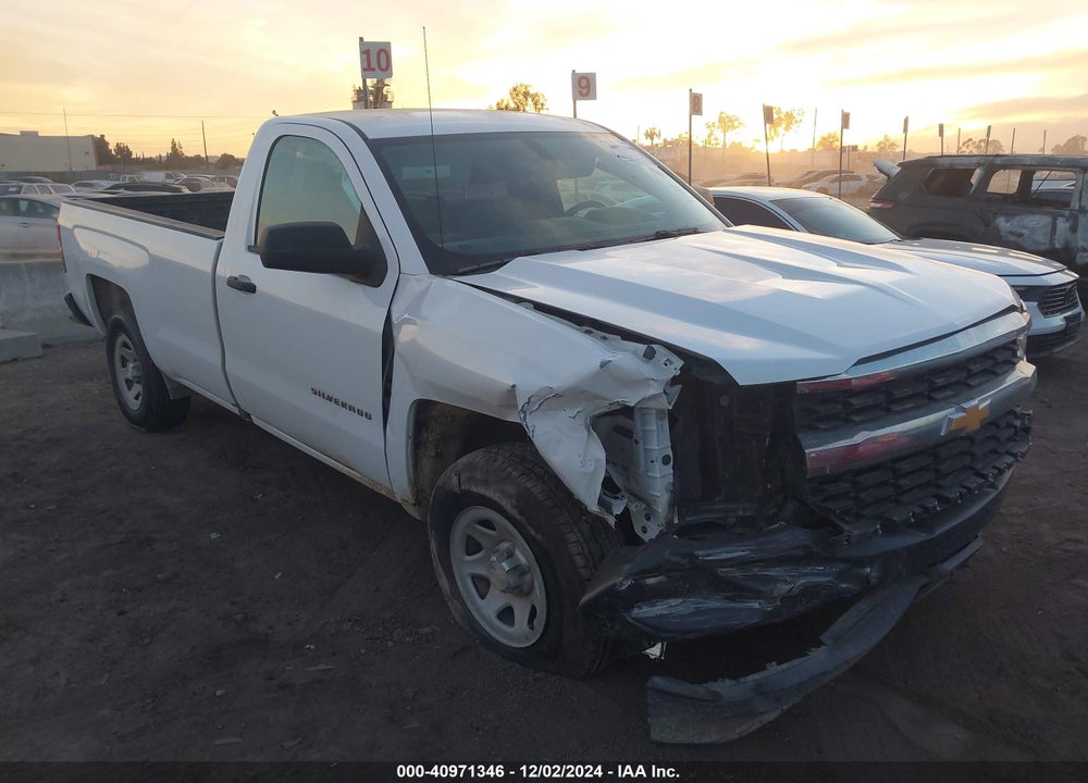 2018 CHEVROLET SILVERADO 1500 WORK TRUCK VIN: 1GCNCNEC3JZ104346