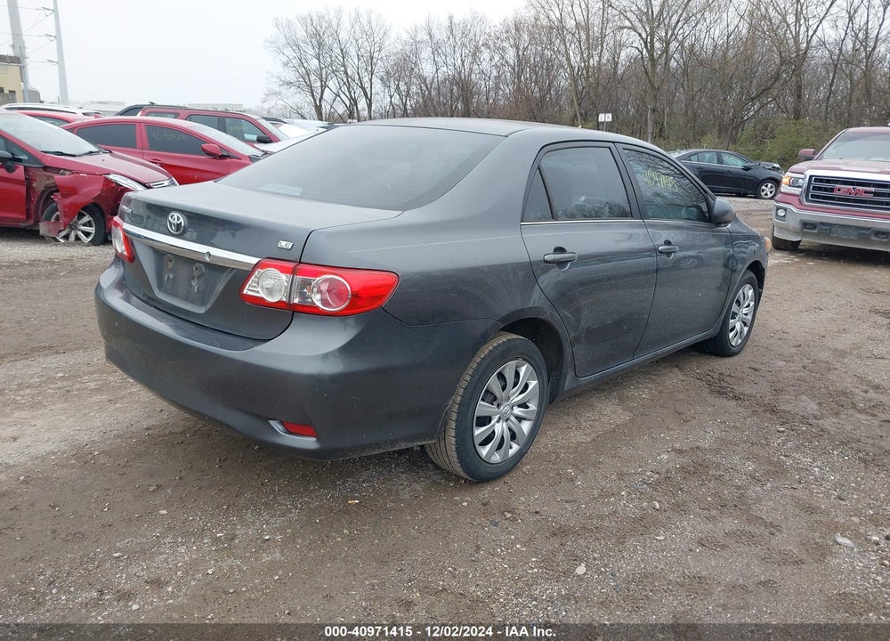 2013 TOYOTA COROLLA LE VIN: 2T1BU4EE0DC109899