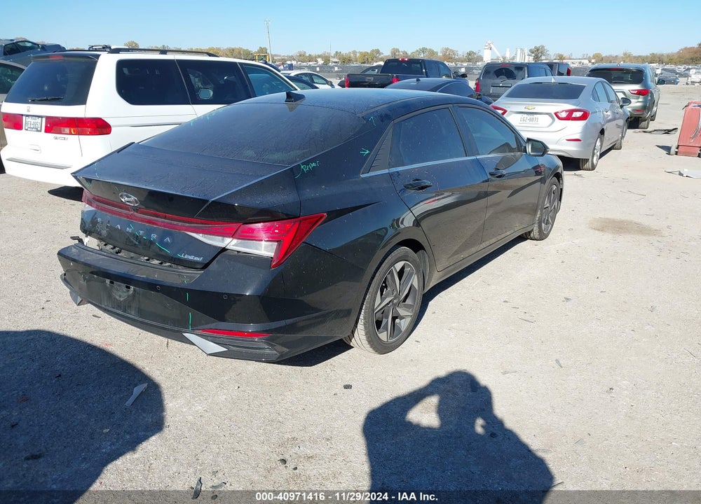 2021 HYUNDAI ELANTRA LIMITED VIN: 5NPLP4AG0MH016171