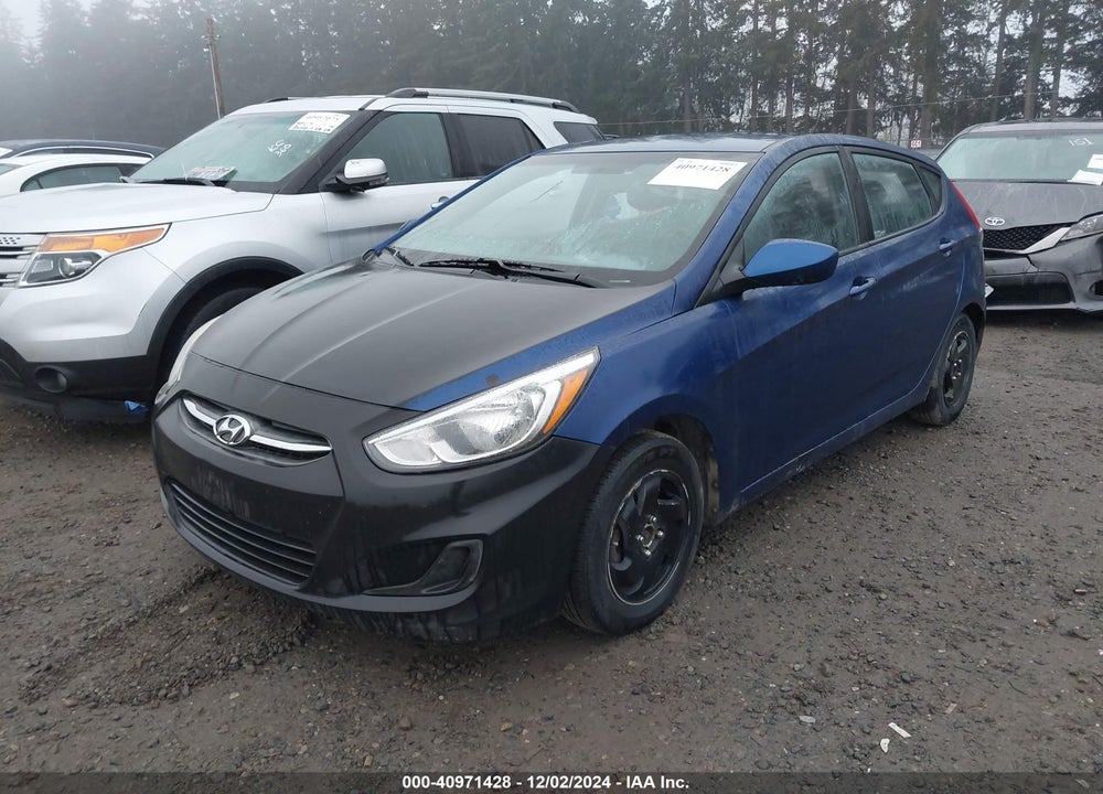 2015 HYUNDAI ACCENT GS VIN: KMHCT5AE1FU206937