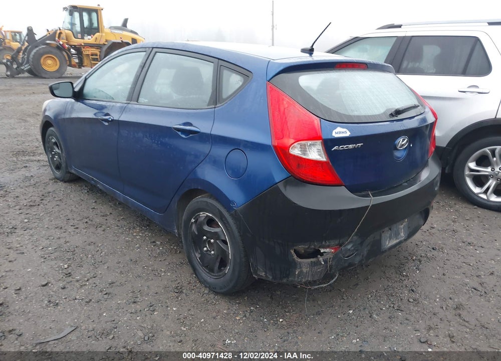 2015 HYUNDAI ACCENT GS VIN: KMHCT5AE1FU206937