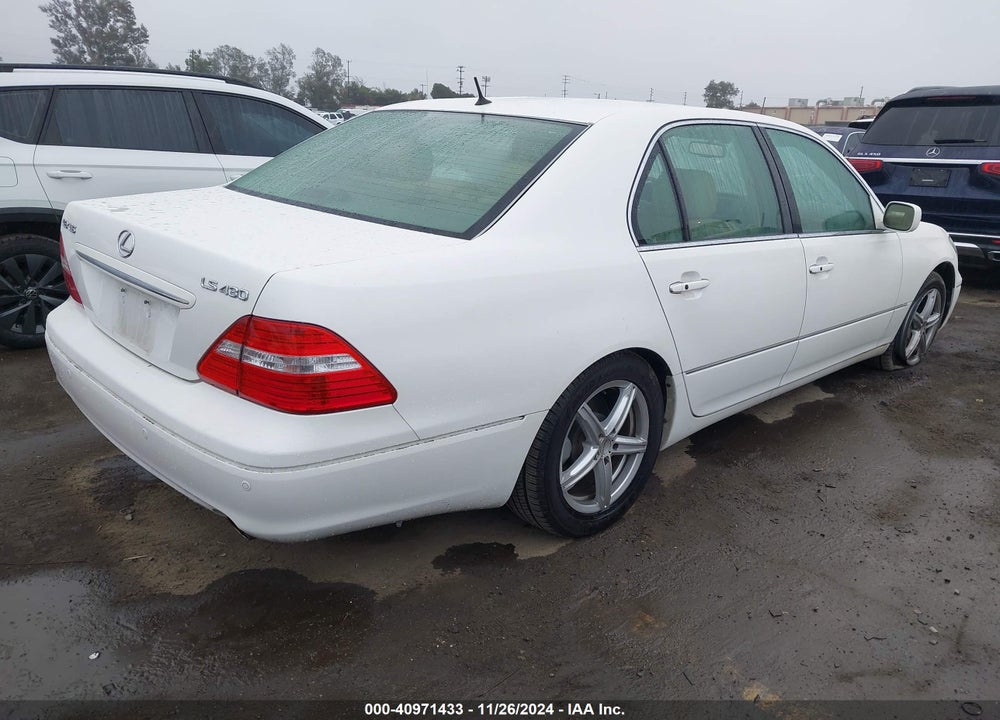 2004 LEXUS LS 430 VIN: JTHBN36F540131887