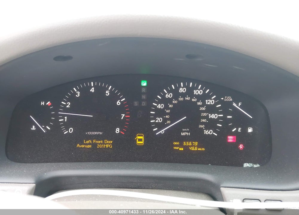 2004 LEXUS LS 430 VIN: JTHBN36F540131887